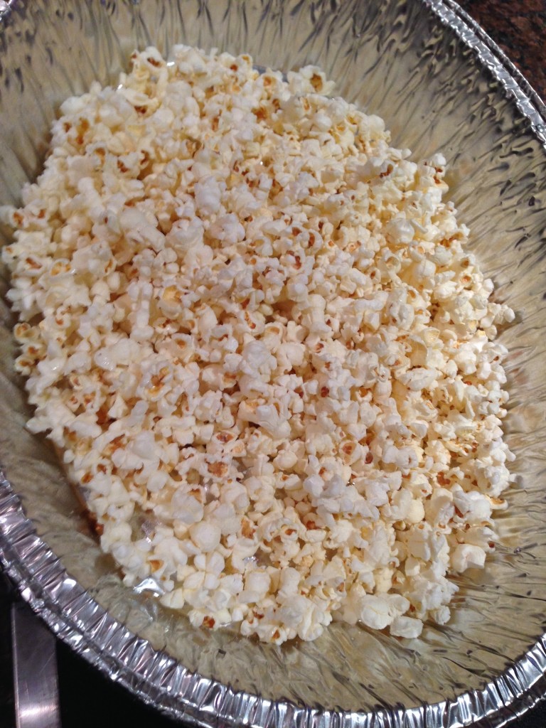 White Chocolate Peppermint Popcorn Balls! (Made with Vitafiber)